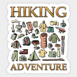 Hiking Adventure Sticker